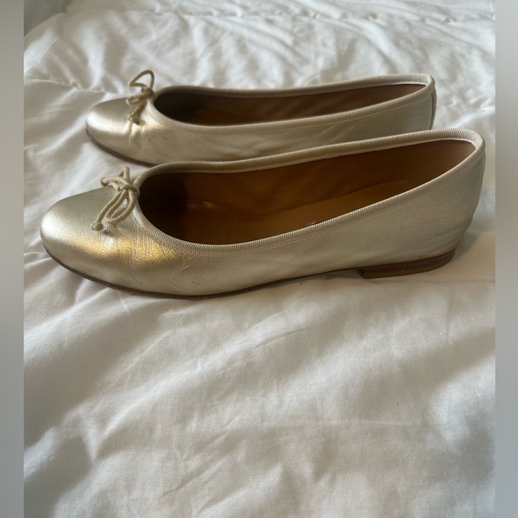 Margaux Demi Flat in Platinum - Picture 2 of 8